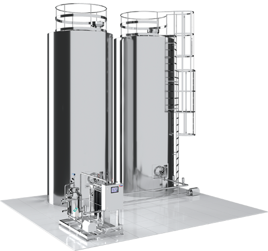 Оборудование приема и резервирования молока