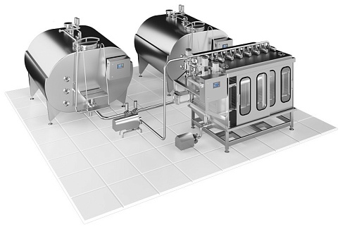 Автоматизированная линия производства творога А-ТЛ-3 без клапанного узла