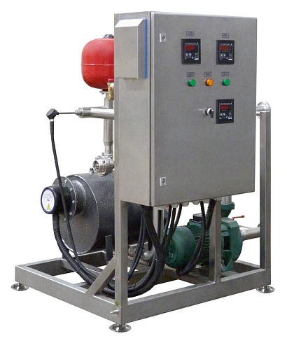 Блок подготовки теплоносителя с электрокотлом