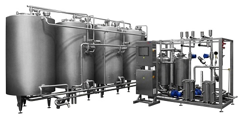 Двухконтурная установка санитарной обработки