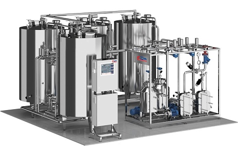 Установка санитарной обработки в модульном исполнении