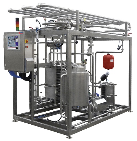 Установки пластинчатые пастеризационно-охладительные  с потреблением пара